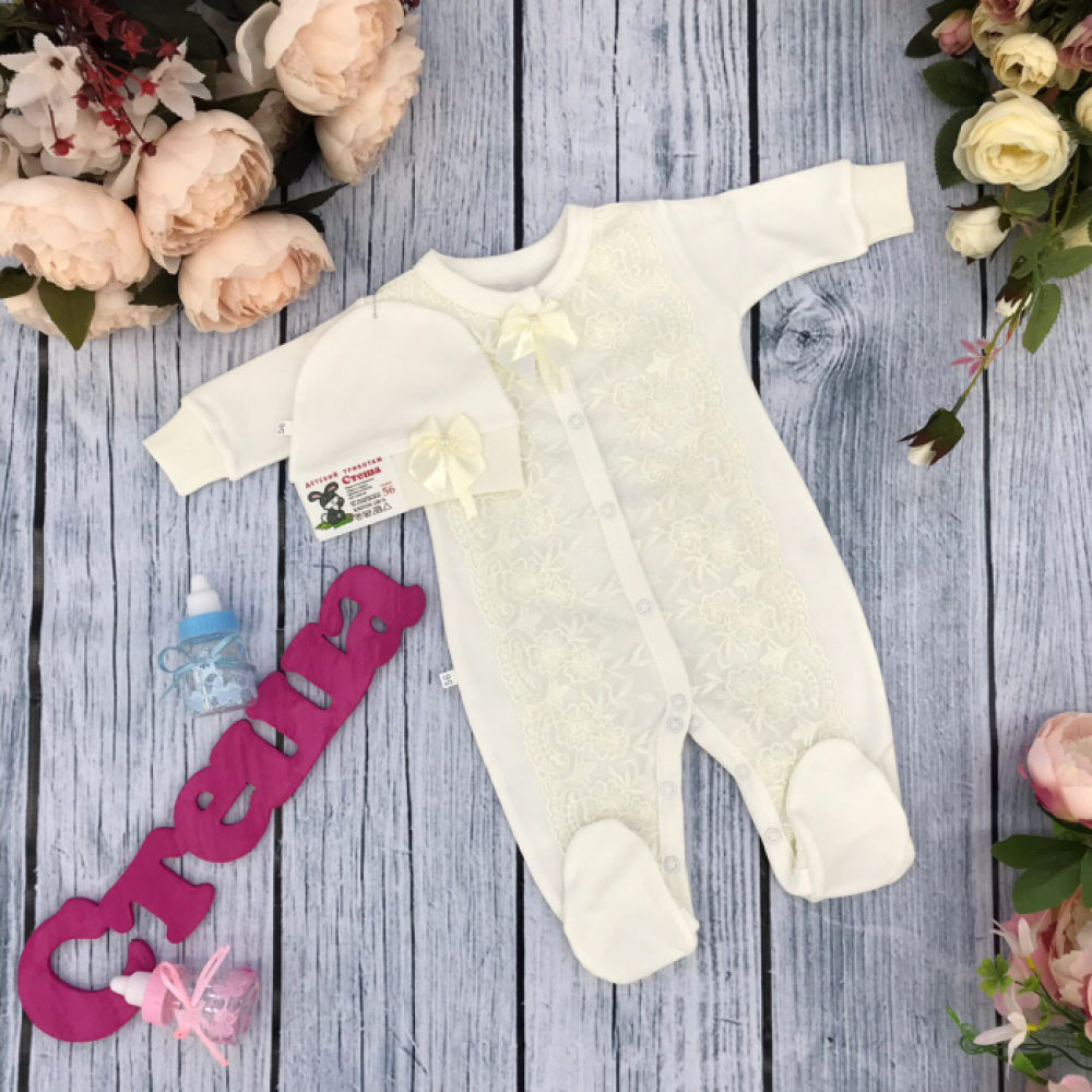 216-М. Комбинезон с шапкой,100% хлопок интерлок