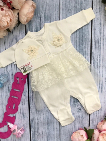 Купить оптом 163.Комбинезон ясельный, хлопок 100 % интерлок в Подольске