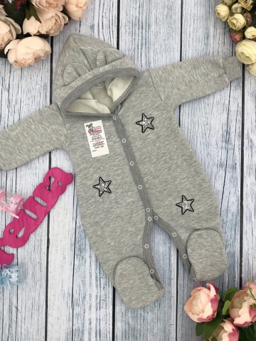 Купить оптом 219-С. Комбинезон ясельный, хлопок 65%, 35% ПЭ, футер с начёсом 62.68,74 в Подольске